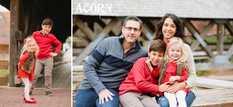 Acorn Portraits, Plainfield Portraits, Plainfield Photography, Outdoor Family Portraits, Holiday Family Portraits, Outdoor Holiday Portraits